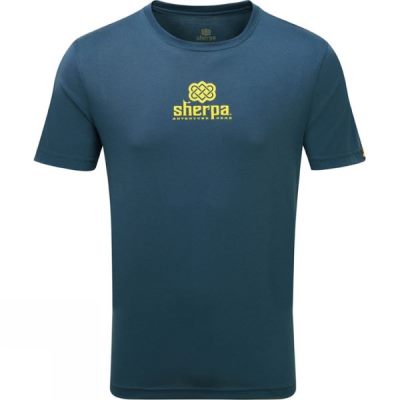 Tee Sherpa Hero Hombre Azules - Chile ZYL547326